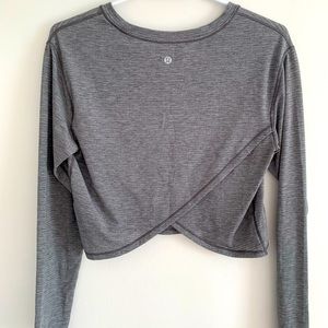 Lululemon Long Sleeve Crop Top